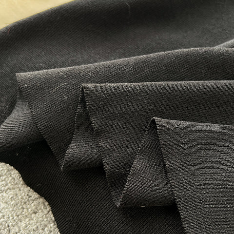 3d Floral Neckline Black Slip Dress