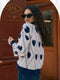 Sweetie Heart-shaped Jacquard Knitwear