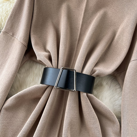 Waist-slimming Knitwear&Trousers 2Pcs
