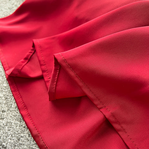 Lace-up Patchwork Floral Slip Dress