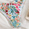 Floral Split Triangle Spa  Bikini