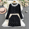 Embroidered Lace Cardigan&Skirt 2Pcs