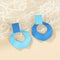 Irregular Design Geometric Circle Earrings