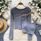 Padded Camisole&Cardigan 2Pcs