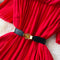 Vintage 3d Petal Pleated Dress