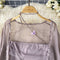 Chiffon Cardigan&Camisole&Floral Skirt 3Pcs