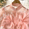 Courtly 3D Floral Organza Blouse