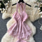 Halter Top&Skirt Fairy Pink 2Pcs