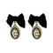 Fall And Winter Vibe Bow Earrings