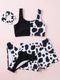 Summer Retro Polka Dot Spot Swimsuit