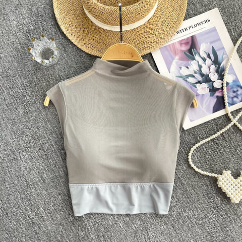 Sexy Mesh Padded Yoga Camisole