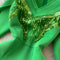 Elegant V-neck Sequined Green Dress