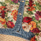 Floral Jacquard Denim Patchwork Jacket