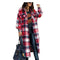 Chic Colorful Plaid Tweed Trench Coat