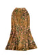Floral Printed Fishtail Half-body Skirt