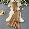 Sleeveless Knitwear&Fishtail Skirt 2Pcs