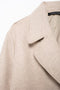 Thermal Lapeled Double-breasted Trench Coat