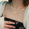 Vintage French Stacked Wear Collarbone Chain