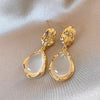 Ancient Style Water Drop Irregular Earrings