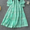 Vintage Lace Patchwork Maxi Dress