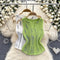 Chic Slim-fit Sleeveless Knitted Top