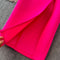 Asymmetric Bow Hip-wrapping Satin Dress