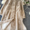 Solid Color Thermal Mink Fur Coat