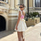 Elegant Bow-tie Backless Slip Dress