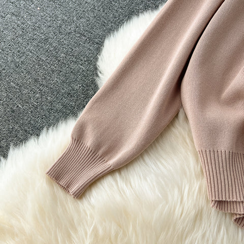 Shawl&Sweater&Trousers Casual 3Pcs