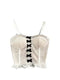 Niche Lace-up Hollowed Lace Camisole