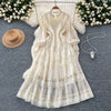 Vintage Lace Patchwork A-line Dress