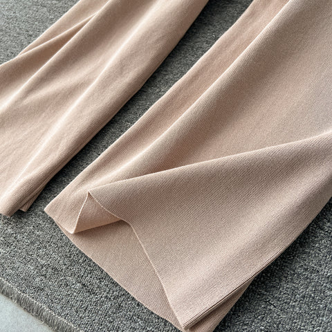 Shawl&Sweater&Trousers Casual 3Pcs
