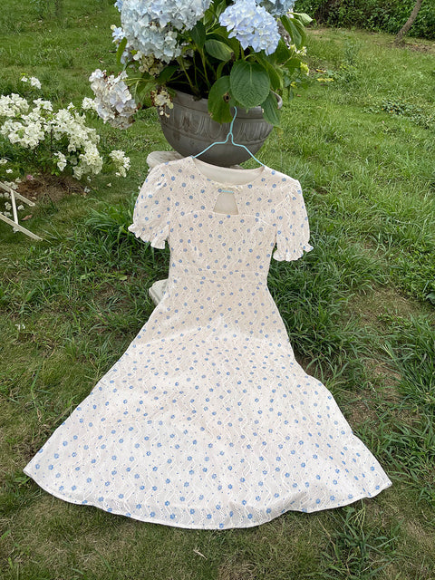 French Style Floral Dress