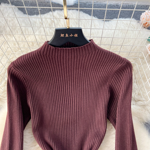 High-end Mesh Patchwork Sweater Dress