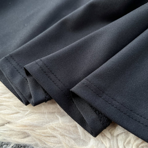 French Style Knotted Buckle Party Dress