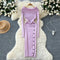 Niche Lapeled Waist-slimming Knitted Dress