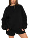 Oversized Sweatshirt&Shorts Sportswear 2Pcs