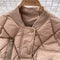 Lozenge Padded Baseball Jacket