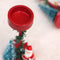 Resin Christmas Tree Santa Candle Holder