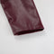 Vintage Matte Wine Red PU Jacket