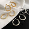 Premium Bright Surface Circle Earrings