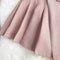 V-neck Blazer&Pleated Skirt 2Pcs