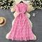 Doll Collar Embroidered Lace Dress