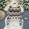 Hollow Crochet Fringed Wave Knitwear