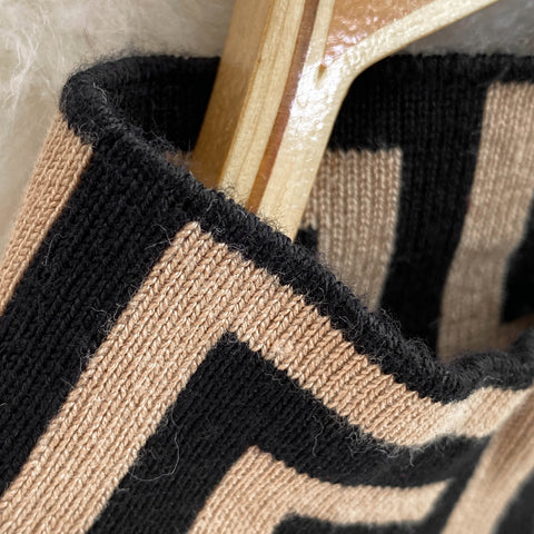 Zipped Cardigan&Trousers Jacquard 2Pcs