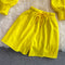 Sunscreen Jacket&Shorts Casual 2Pcs