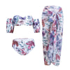 Floral Split High-end Quick-drying Swimsuit