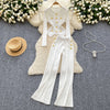 High-end Cardigan&Trousers Knitted 2Pcs