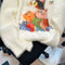 Japanese Style Cartoon Embroidered Sweater