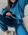 Hoodie&Draped Trousers Oversized 2Pcs